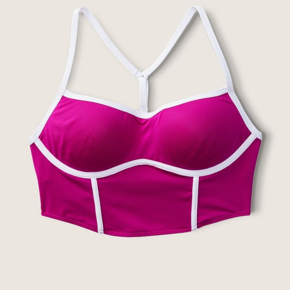 VS PINK WIRELESS PUSH-UP SPORTS BRA